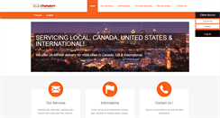 Desktop Screenshot of championcourrier.com